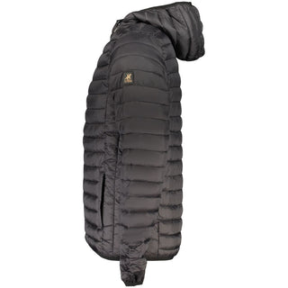 Black Polyester Men's Jacket