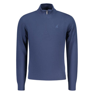 Suéter azul de algodón para hombre