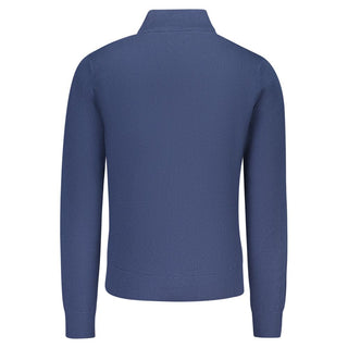 Suéter azul de algodón para hombre