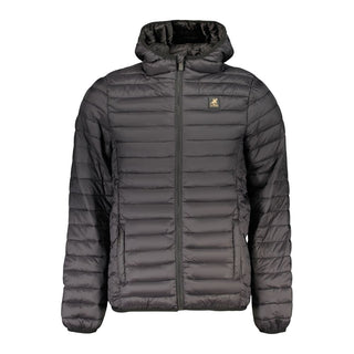 Black Polyester Men's Jacket