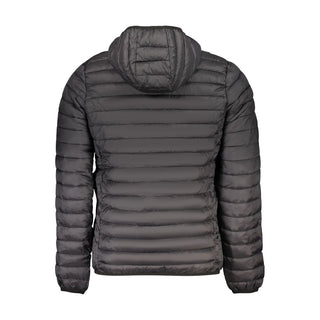 Black Polyester Men's Jacket