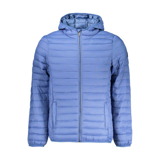 Blaue Polyamid-Herrenjacke