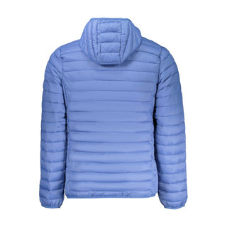 Blaue Polyamid-Herrenjacke