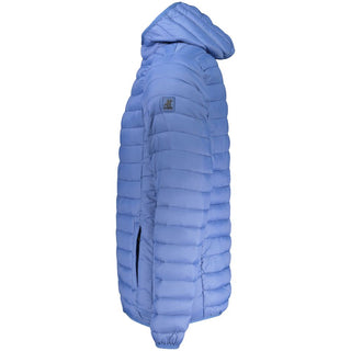 Blaue Polyamid-Herrenjacke