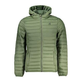 Camiseta verde de algodón para hombre