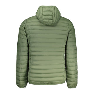 Camiseta verde de algodón para hombre