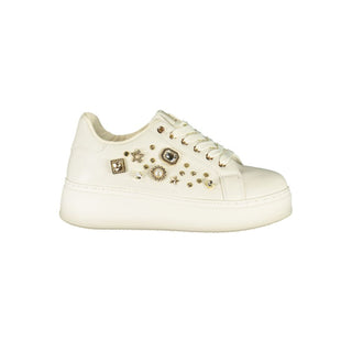Bianco Polyurethane Women Sneaker