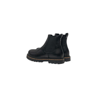 Black Leather Ankle Boots