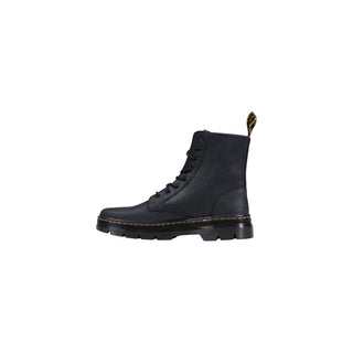 Black Leather Athletic Sneakers
