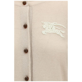 Beiger Polyester-Cardigan