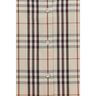 Beige Cotton Pattern Shirt