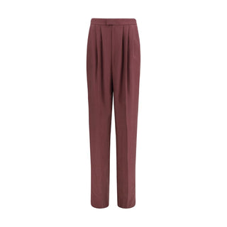 Lila Seidenhose