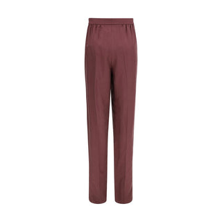 Lila Seidenhose