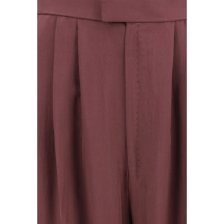 Lila Seidenhose