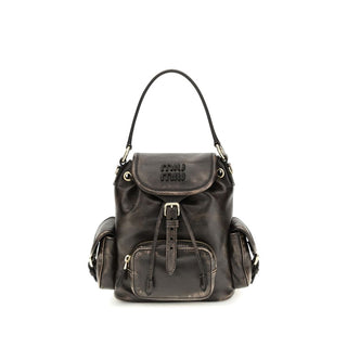 Brown Calf Leather Bos Taurus Backpack