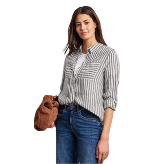Brown Linen Blouse