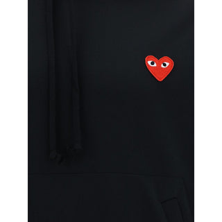 Sudadera negra de poliéster