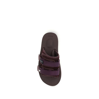 Lila Polyester-Sandalen zum Hineinschlüpfen