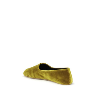 Mocasines bicolor de algodón sin cordones  