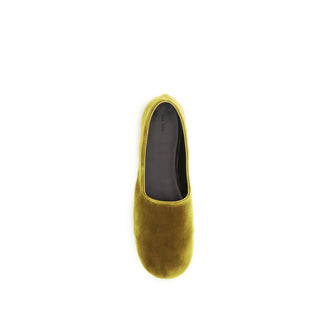 Mocasines bicolor de algodón sin cordones  