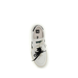 White Calf Leather Bos Taurus Athletic Sneakers