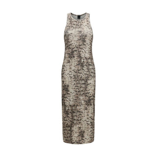 Beige Cotton Casual Dress