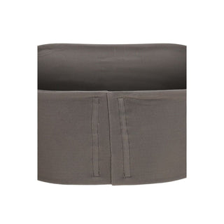 Gray Viscose Sleeveles T-Shirt