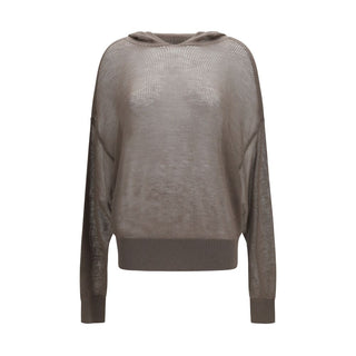 Gray Cashmere Hoodie