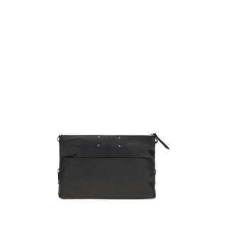 Bolso de mano Bos Taurus de cuero de becerro negro