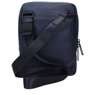 Bolso bandolera de cuero azul