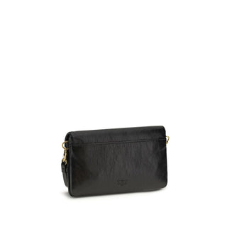 Black Goatskin Shoulder Bag