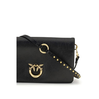 Black Goatskin Shoulder Bag