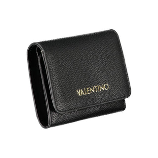 Black Polyurethane Women's Wallet