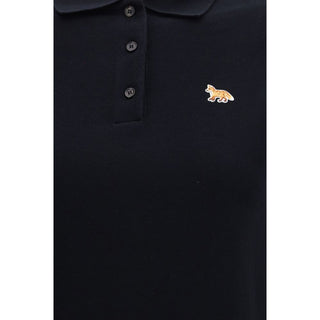 Polo de algodón negro