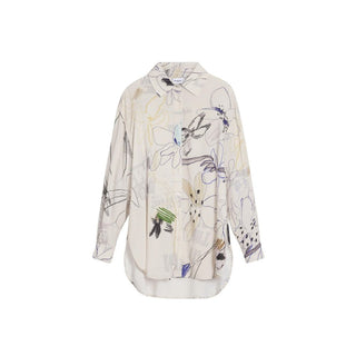 Beige Viscose Blouse