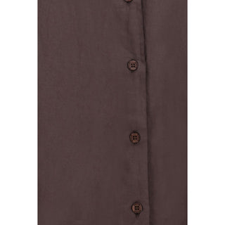 Brown Cotton Shirt