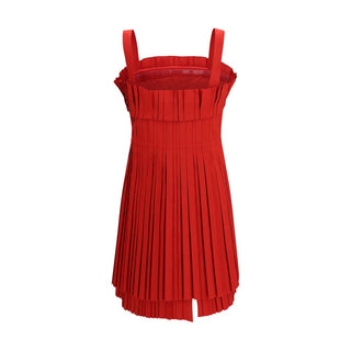 Mehrfarbiges Polyester-Cocktailkleid
