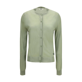 Bicolor Viscose Cardigan