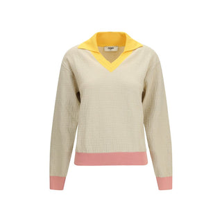 Beiges Baumwoll-Sweatshirt