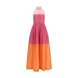 Mehrfarbiges Baumwoll-Freizeitkleid