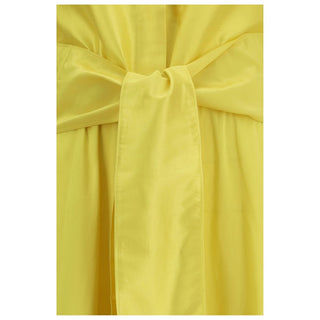 Bicolor Silk Casual Dress