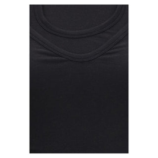 Schwarze Lyocell-Tanktops