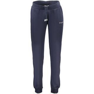 Blaues Baumwoll-Sweatshirt für Damen