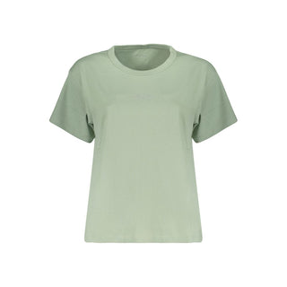 Green Cotton Women's T-Shirt