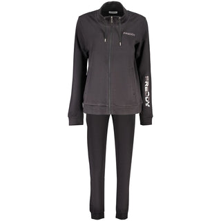 Black Cotton Women's Sweatshirt