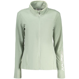 Grünes Damen-Sweatshirt aus Baumwolle