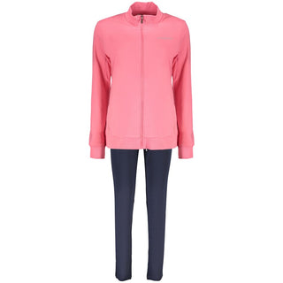 Rosa Baumwoll-Sweatshirt für Damen