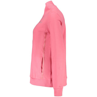 Pink Cotton Womens Sweatshirt