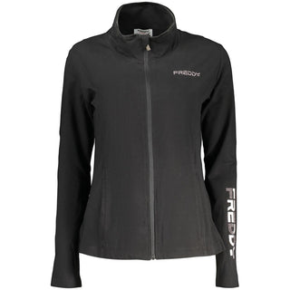 Black Cotton Women's Sweatshirt