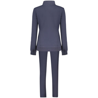 Blaues Damen-Sweatshirt aus Baumwolle